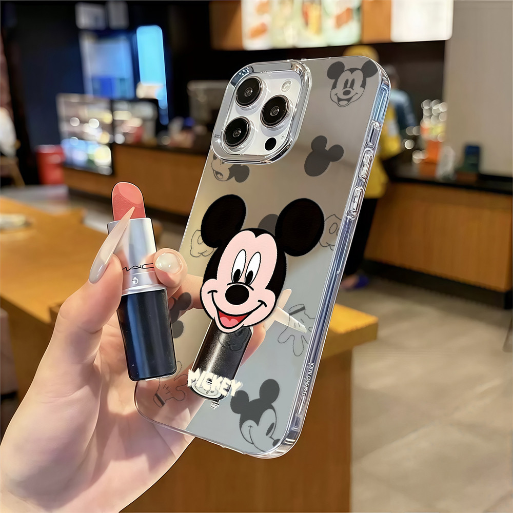 COD  เคส For iPhone 11 13 16 15 14 12 Pro Max เคสไอโฟน11 XS MAX XR 8 Plus Case เมาส์น่ารัก กระจก กรณีโทรศัพท์มือถือชุบ ราคา ถูกที่สุด ดีลบีเคเค แกลเลอรีภาพที่ 7
