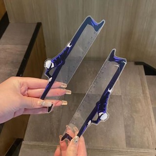 15 ซม.ไม้บรรทัด Jujutsu Kaisen Gojo Satoru ไม้บรรทัดพลาสติกต…