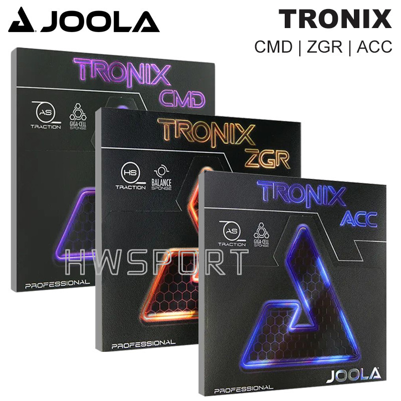 JOOLA TRONIX Series ยางปิงปอง ACC CMD ZGR แผ่นยางปิงปอง Made In Germany