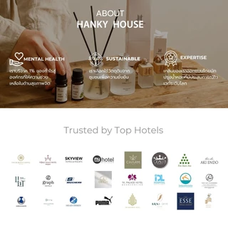 Hanky House น้ำมันหอมระเหย 10ml กลิ่นโรงแรมหรู น้ำหอมอโรม่า Fragrance Aroma Essential น้ำมันหอม Oil