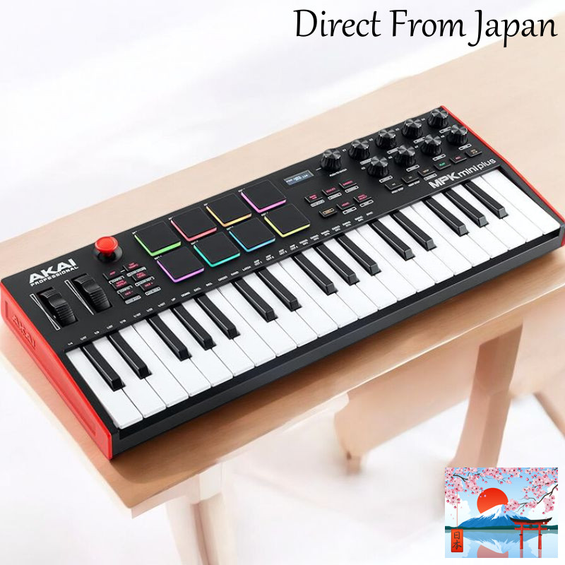 Akai Professional MPK Mini Plus 37-Key USB MIDI Keyboard Controller with MPC Pads and Step Sequencer