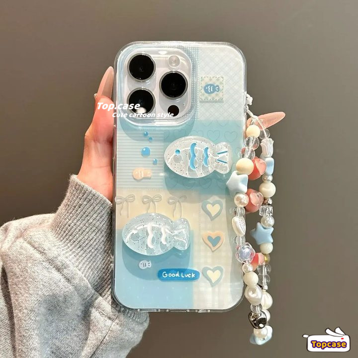 สําหรับ Infinix Smart 9 8 8Plus 8HD 8Pro 7 5 2020 Hot 50i 40Pro 30i 9 10Play Note 40 30Pro Tecno Spark 20C 30 10 Pro 3D ตุ๊กตาปลาBling Clearเคสโทรศัพท์ปกอ่อน