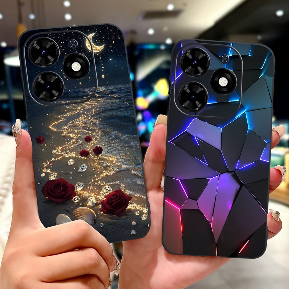 Tecno Spark 20 KJ5 KJ5n 20C BG7n BG7 ฝาหลัง Tecno Spark 20C กรณีผีเสื้อหรูหรารักแฟชั่นดอกไม้ Cool หล