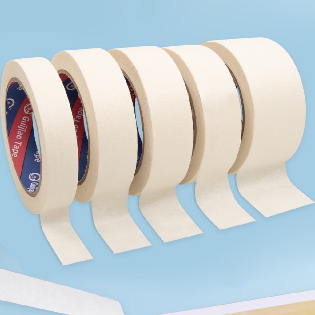 เทปกาวย่น ฉีกได้ กระดาษกาวย่น (1 ม้วน) เทปหนังไก่ ความยาว 20m.  #AG-0007