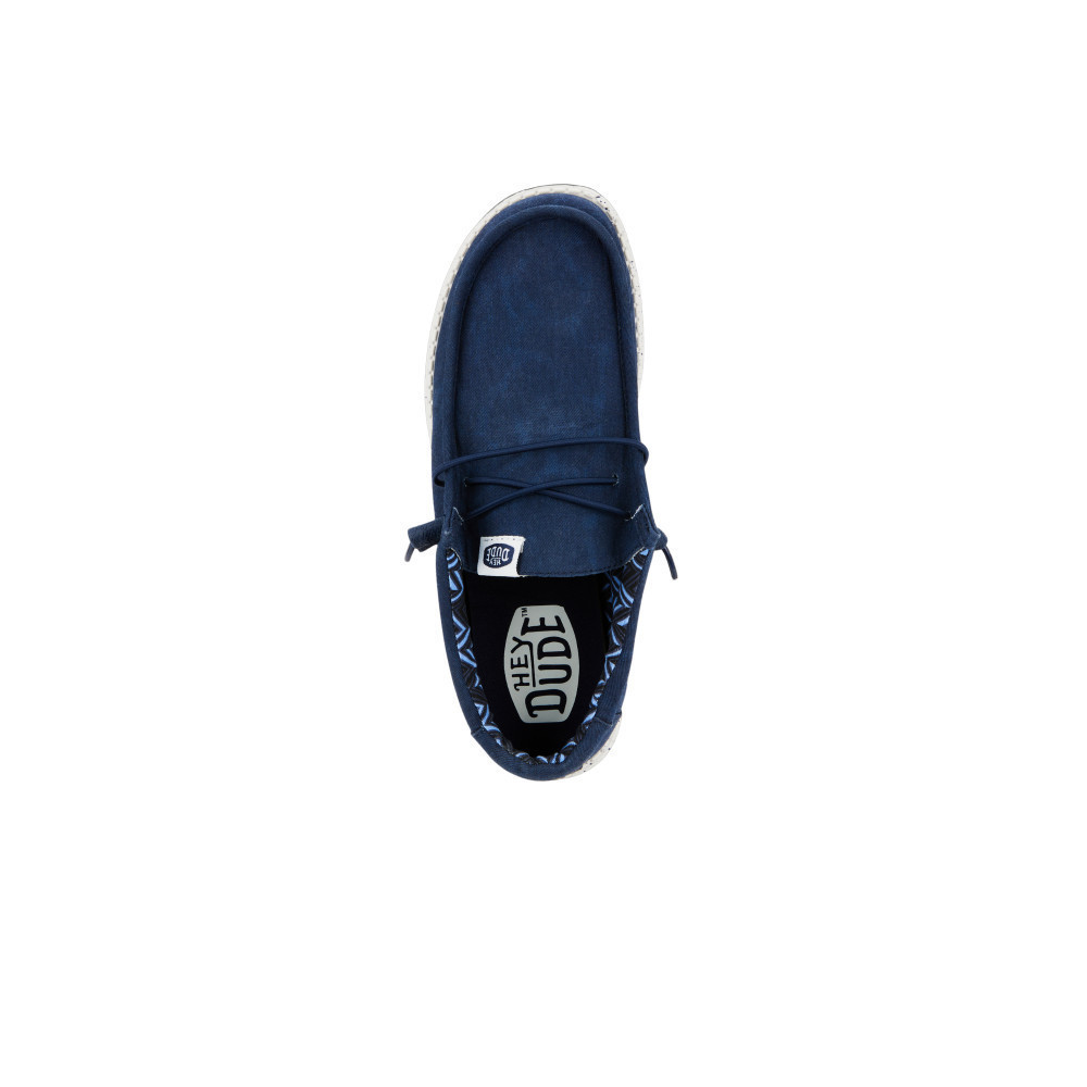 HEYDUDE รองเท้าลำลองผู้ชาย WALLY STRETCH CANVAS รุ่น 40700-410 - NAVY