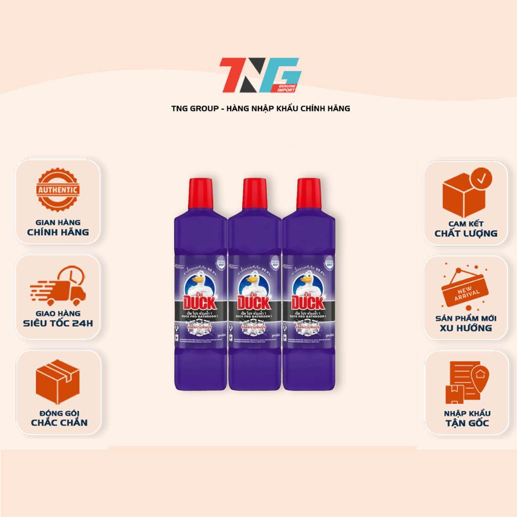 [COMBO 3 BOTTLES] Duck Pro น้ํายาล้างห้องน้ํา