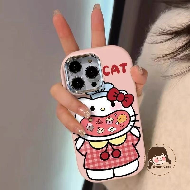 ตลกน่ารัก Hello Kitty เคสโทรศัพท์สําหรับ Redmi K80 K70 Pro K70E K60E K60 K50 Ultra K40 K30 Pro Plus 