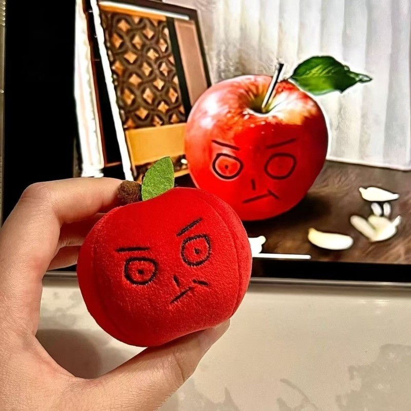 พวงกุญแจตุ๊กตา Apple Love and DeepSpace Caleb 10 ซม. พร้อมการแสดงออกต้นฉบับ - ของขวัญอนิเมะสะสม