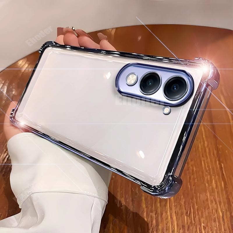 สําหรับ Vivo Y04 Y04S Y29S 4G 5G 2025 กรณีชุบใสปลอกใสนุ่มสําหรับ VivoY04 VivoY29S VivoY04S กันกระแทก