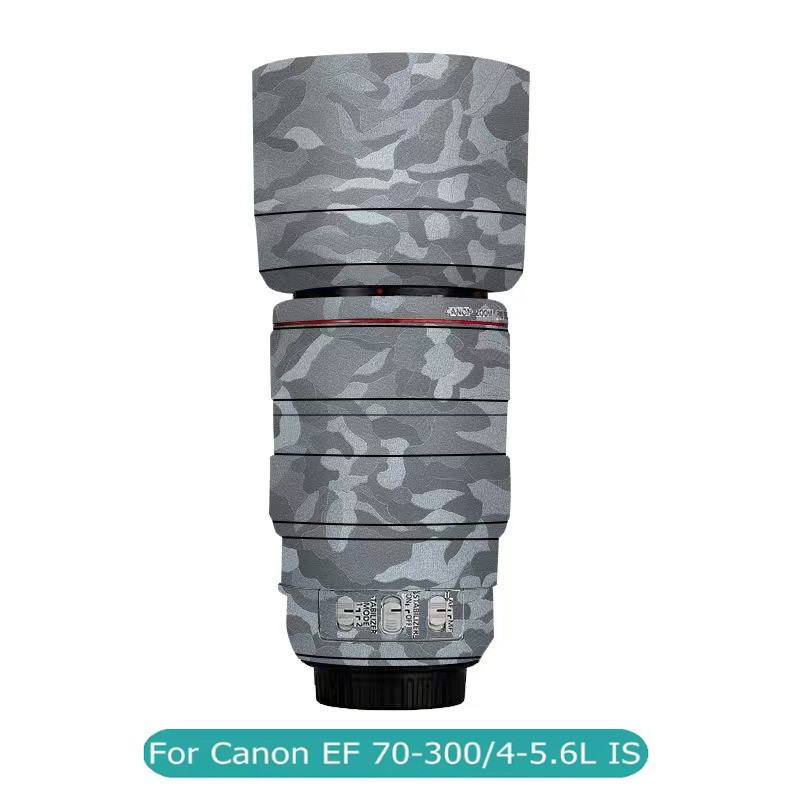 EF70300/4-5.6L 70-300 Decal ผิวไวนิลฟิล์มเลนส์สติกเกอร์ป้องกันสําหรับ Canon EF 70-300 มม.F4-5.6 L IS USM Anti-Scratch