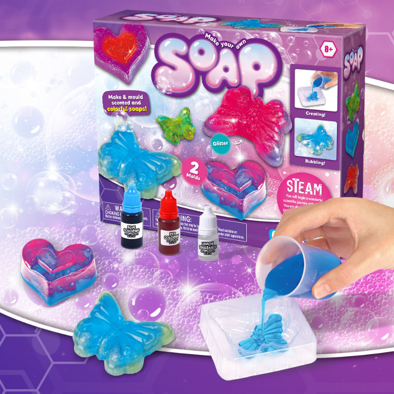 เด็ก Magic ชุดทดลองวิทยาศาสตร์ Handmade DIY สบู่ STEAM การศึกษาช่วยสอนของเล่นนักเรียนประถมเด็กของขวัญ