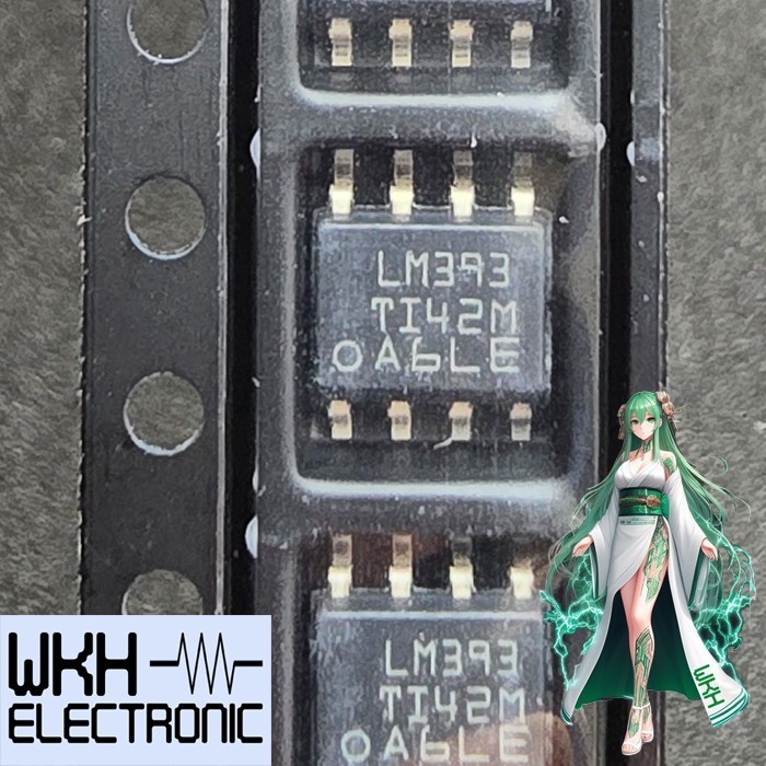EWR27 ต้นฉบับ LM393DR SMD LM393 LM393D SOP-8 SOP8 DUAL COMPARATOR IC