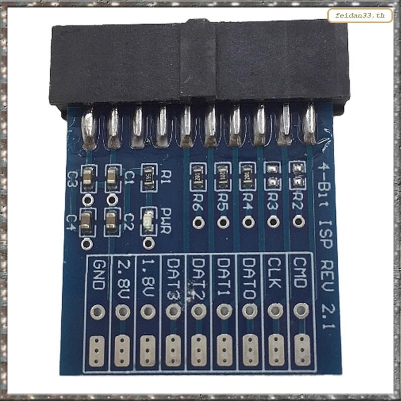 [LHY] อะแดปเตอร์ใหม่ Jtag , ISP 4-BIT ISP REV 2.1 สําหรับ Easy Jtag Plus Box / เครื่องมือ ESAYJTAG