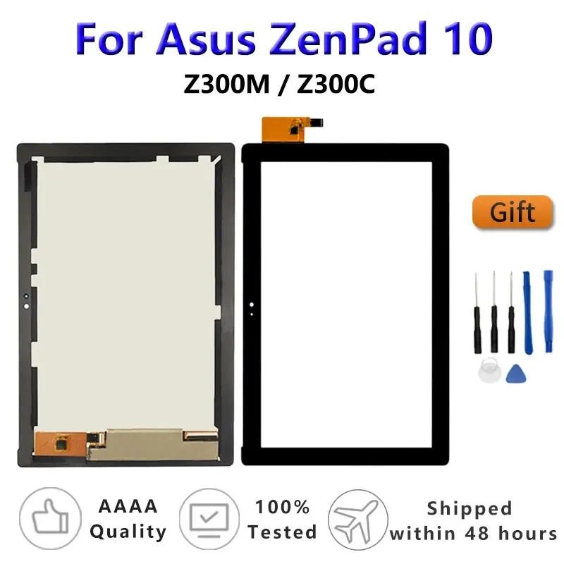 10.1 LCD สําหรับ Asus ZenPad 10 Z300M Z300C จอแสดงผล LCD หน้าจอสัมผัสชุดอะไหล่ซ่อมเปลี่ยน