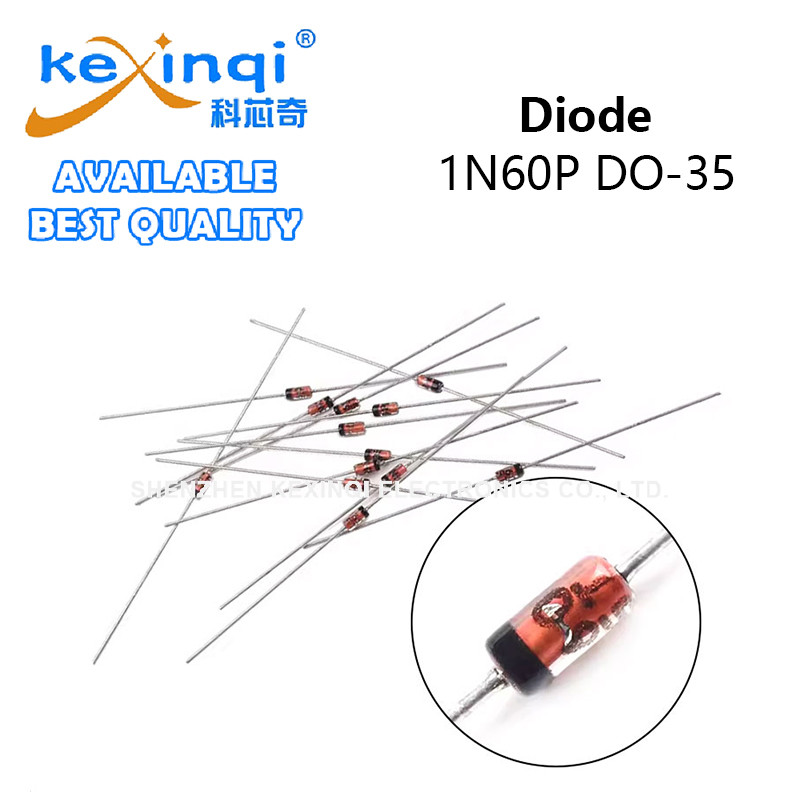 (50 ชิ้น) 1N60 1N60P DO-35 Schottky Germanium Diode TV วิทยุ FM Detection IN60 IN60P