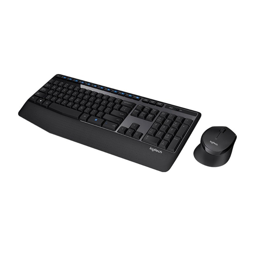 พิมพ์ไว WIRELESS KEYBOARD & MOUSE (คีย์บอร์ดและเมาส์ไร้สาย) LOGITECH MK345 WIRELESS (BLACK)