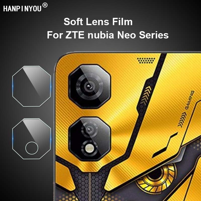 ตัวป้องกันเลนส์สําหรับ ZTE Nubia Neo 2 3 Neo3 Neo2 GT Clear Ultra Slim ฝาหลังกล้องฟิล์มนุ่ม - ไม่ใช่กระจกนิรภัย