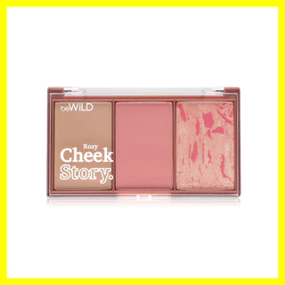 บีไวลด์ beWiLD Cheek Story 10g ผลิตภัณฑ์ตกแต่งพวงแก้ม 3in1 ที่มีทั้ง ไฮไลท์, บลัชออน, คอนทัวร์ครบจบตลับเดียว.