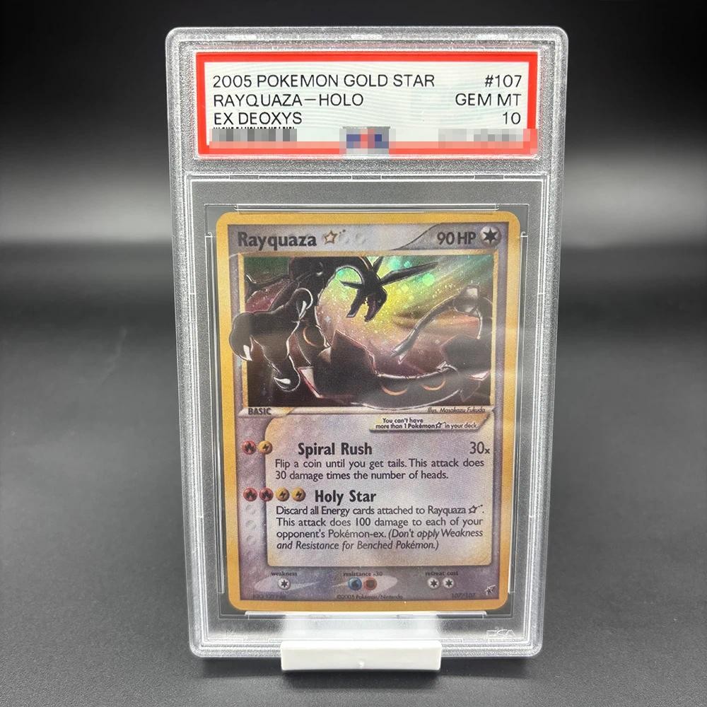 DIY PSA10 2005 PTCG GOLD STAR EX DEOXYS RAYQUAZA รูปที่ 3