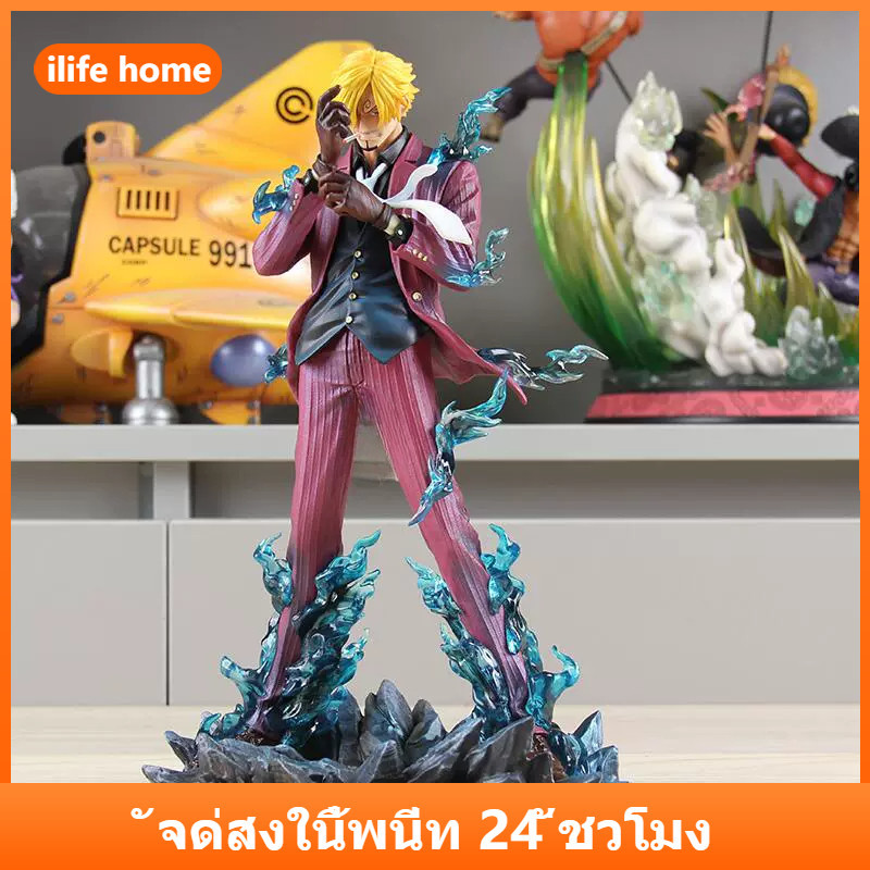 💥จัดส่งจากประเทศไทย💥25 ซม. ONE PIECE Sanji คอสเพลย์ Luffy Action Figure รุ่น Q ตุ๊กตาของขวัญเด็กตกแต่งรถเครื่องประดับของเล่นคอลเลกชันตกแต่งบ้านประติมากรรมตกแต่งบ้าน
