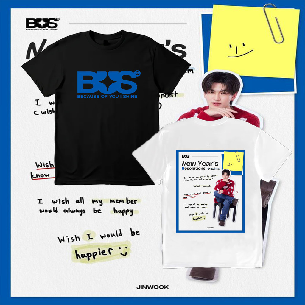 【ใหม่】เสื้อยืด BUS โลโก้ รุ่นพื้นฐาน JINWOOK ดีไซน์คลีน พร้อมส่ง | S-5XLS-5XL