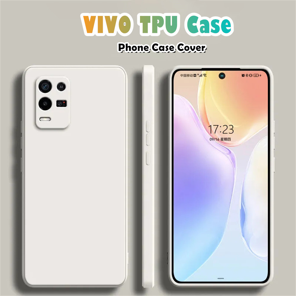 UtilityFor VIVO Y55/66/70/71/72 Y76/77/78/89/90/91 Z1/5/6/10 เคสโทรศัพท์สีขาว Live-action ซิลิโคนกรณ