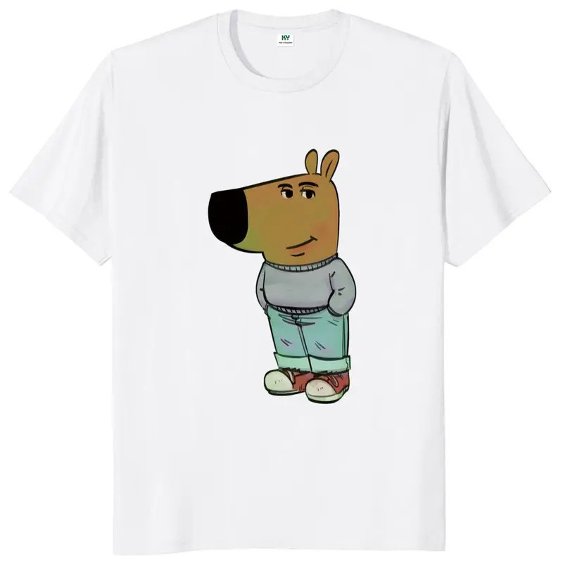 [ในสต็อก] unisex I'm Just a Chill Guy T shirt Funny Chill Guy Dog Meme TREND Y2k Graphic T-shirts 10