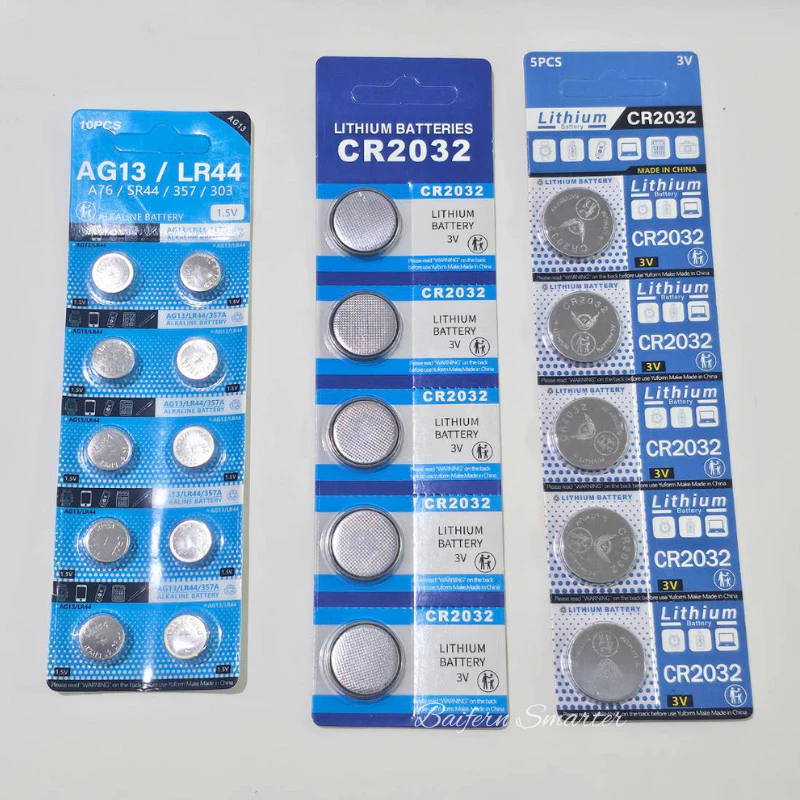 ถ่านกระดุม ถ่านรีโมท ถ่านเทียนLED ถ่านของเล่น ถ่านไบออส LR44 A76 AG13 CR2032 แบตแท้ ไม่ผสมสารปรอท