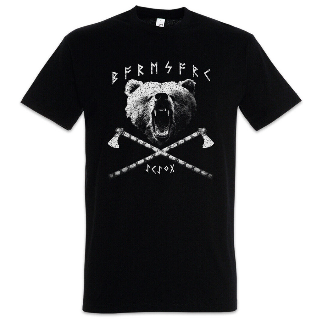 Baresark V Viking Vikings Nose Odin Thor Norsemen Valhalla Valhall เสื้อยืด