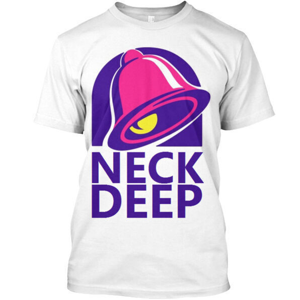 Neck Deep Taco Bell T-Shirt เสื้อยืดสำหรับผู้ชาย