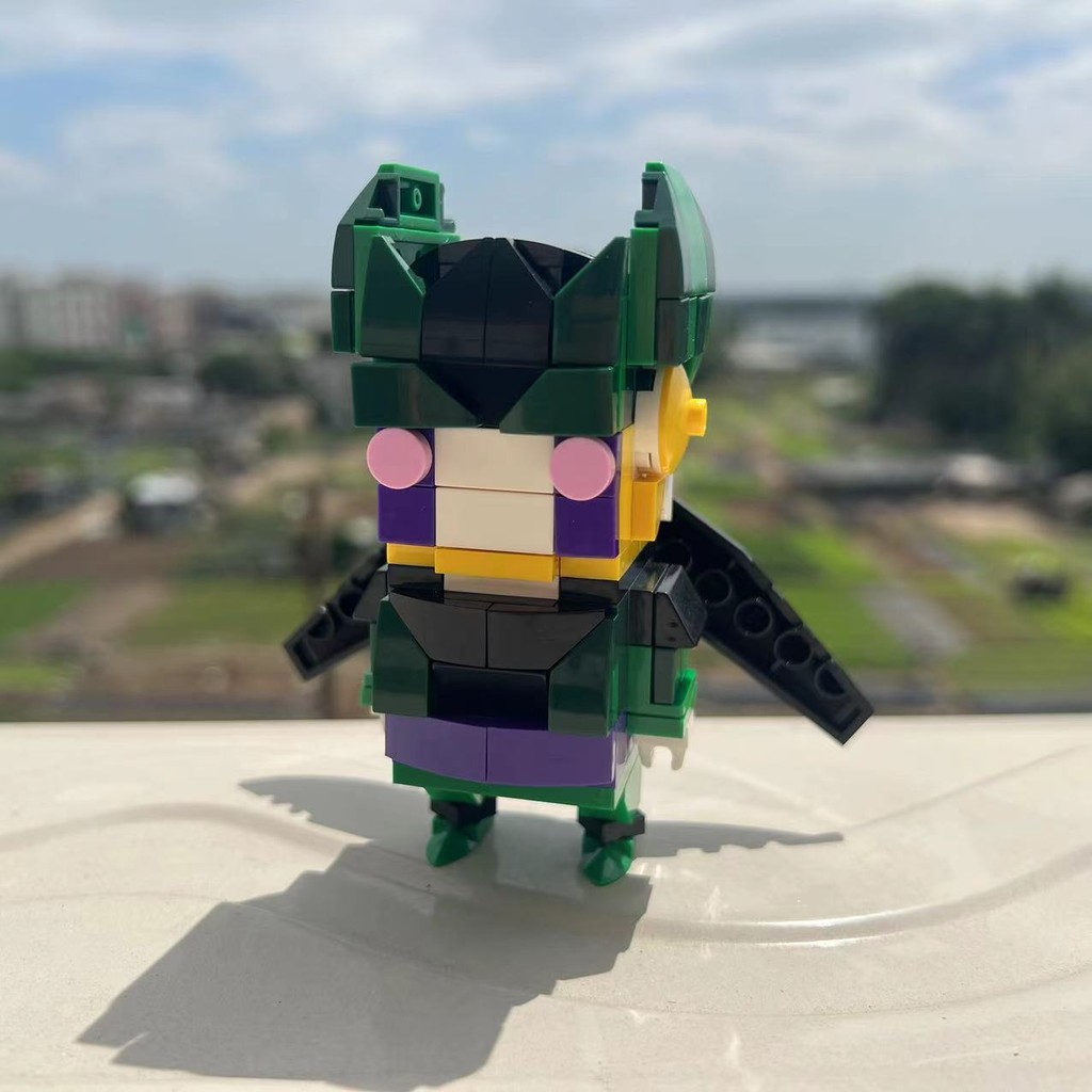 บล็อกตัวต่อดราก้อนบอล MOC เข้ากันได้กับ Lego Sun Wukong และ Shenlong รถทํามือ七龙珠木MOC ความจุพิเศษ 11 