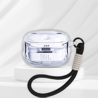 สําหรับ JBL TUNE BUDS 2 BEAM 2 FLEX 2 กรณี Transpent หูฟังฝาครอบป้องกัน TPU กันกระแทกหูฟัง Soft Sleeve กันกระแทกพร้อมแหวน