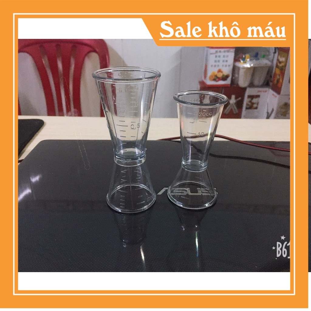 [ขายส่ง] พลาสติก 2 หัว JIGGER 10-20ml และ 20-40ml