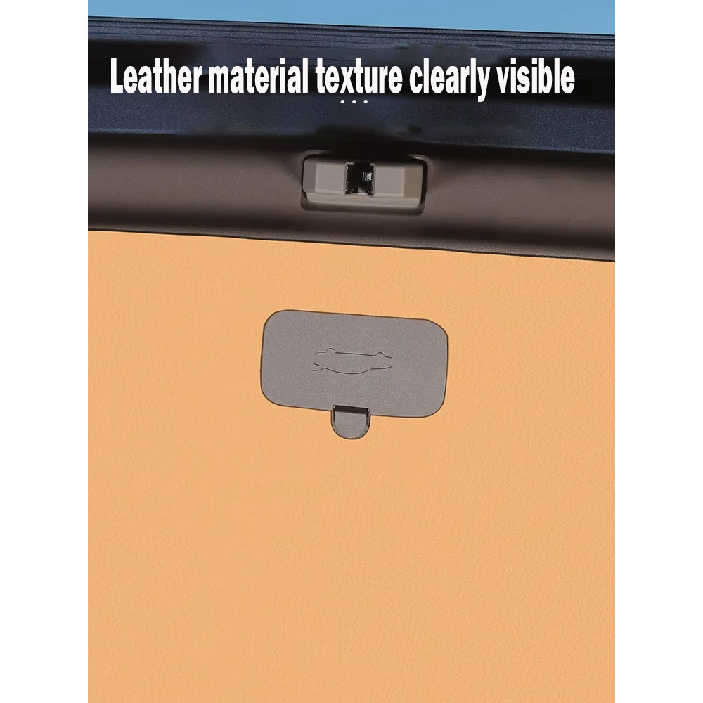 ZLWR DENZA D9 Trunk MAT วัสดุหนัง Anti-Scratch และทนต่อการสึกหรอ tailgate แผ่นป้องกันสติกเกอร์ตกแต่งภายในอุปกรณ์ ราคา ถูกที่สุด ดีลบีเคเค แกลเลอรีภาพที่ 6