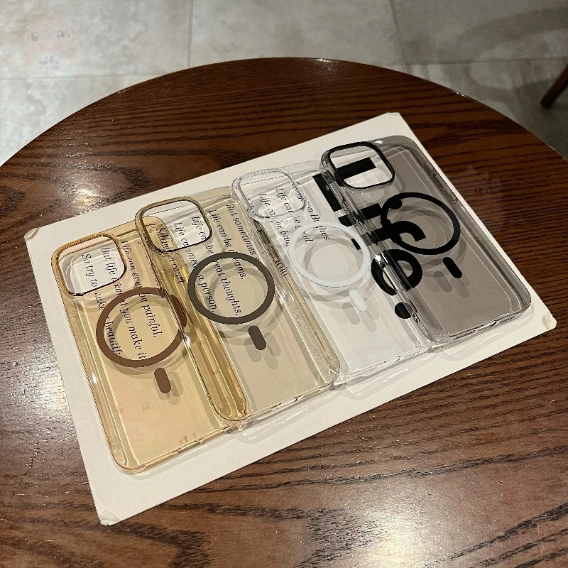 หรูหราบางเฉียบแม่เหล็กโปร่งใสปกหลังสําหรับ ไอโฟน 16 15 14 บวก 16 15 14 13 12 11 มือโปร สูงสุด พีซี แข็งป้องกันกรณี - รูปที่ 7