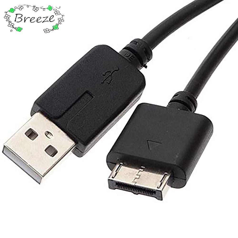 Breeze สําหรับสายชาร์จ PSVita, คอนโซลเกมมือถือ 1 ม. สายซิงค์ข้อมูล USB, ชุบนิกเกิลความเร็วสูง Stable Power Charger Line สําหรับ Playstation Vita 1000