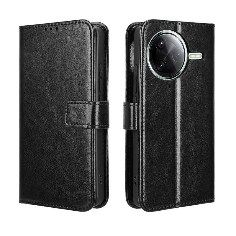 Redmi K80 Pro PU กระเป๋าสตางค์หนังช่องใส่การ์ดสําหรับ RedmiK80 Pro RedmiK80Pro Stand Holder Flip Cas