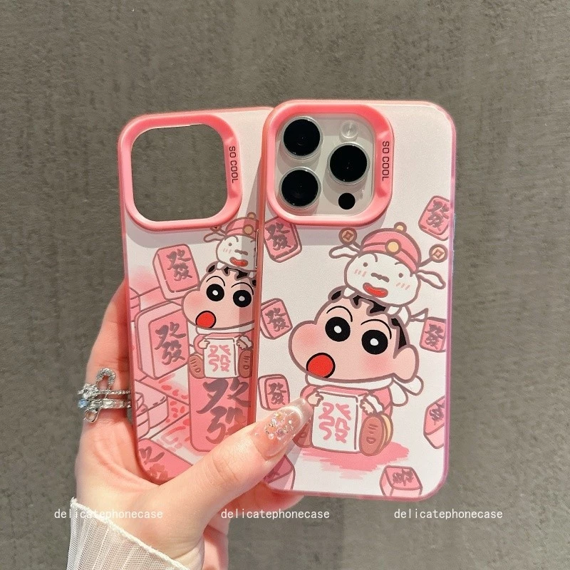 เข้ากันได้กับ iPhone 16 Plus iPhone 15 Pro Max iPhone 13 14 iPhone 11 Pro เคสโทรศัพท์น่ารัก DLMSCY1587&1588