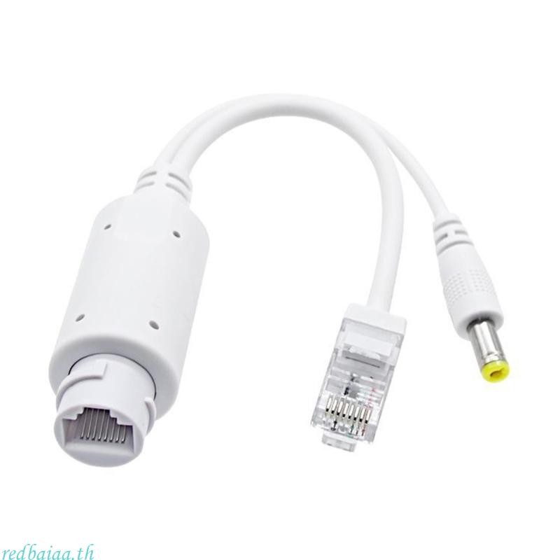Redbaiaa อะแดปเตอร์แยก PoE 48V ถึง 12V สําหรับไม่ใช่กล้อง PoE Devices และอื่นๆ