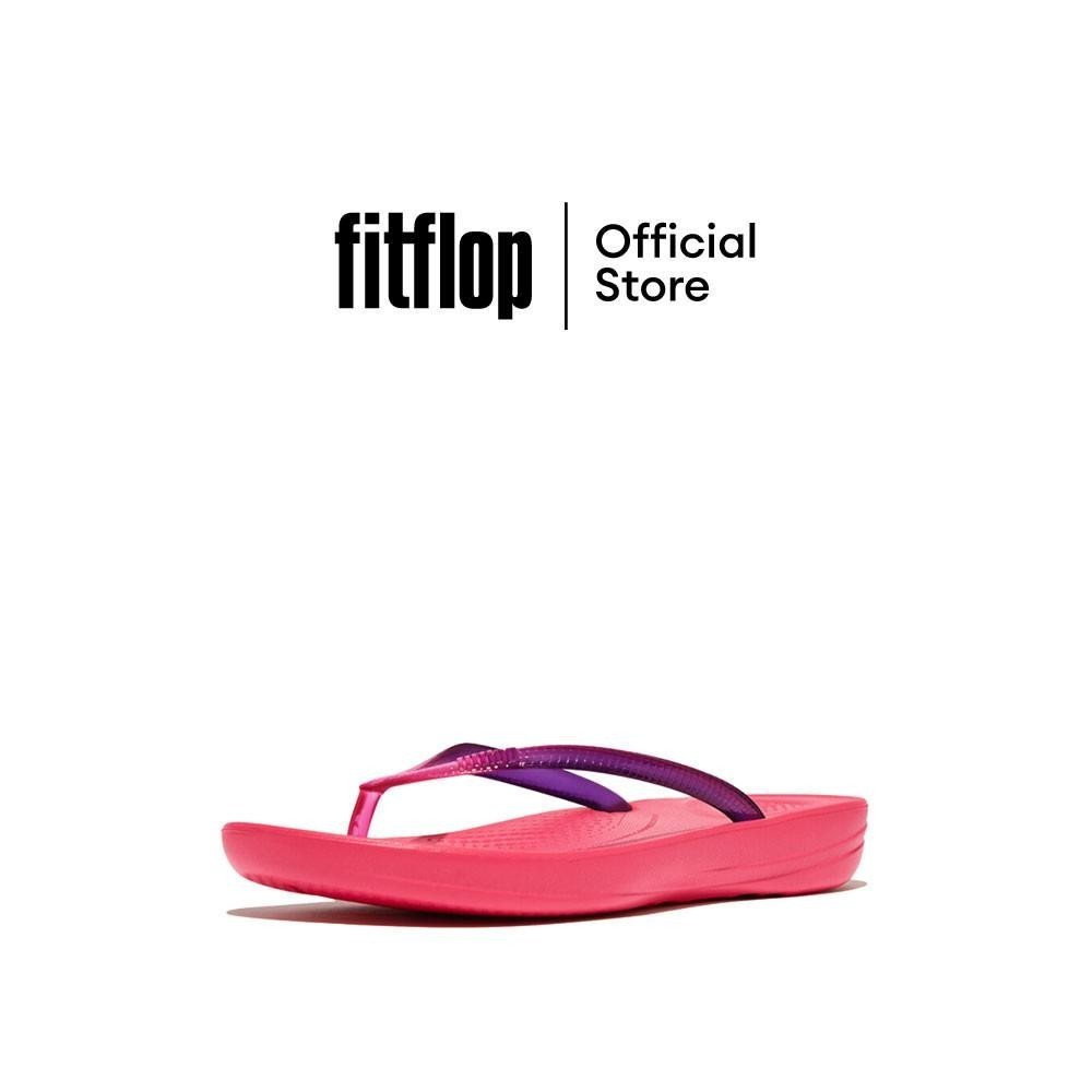 FITFLOP IQUSHION OMBRE TRANSPARENT รองเท้าแตะผู้หญิง รุ่น IJ6-B58 สี WILD RASPBERRY