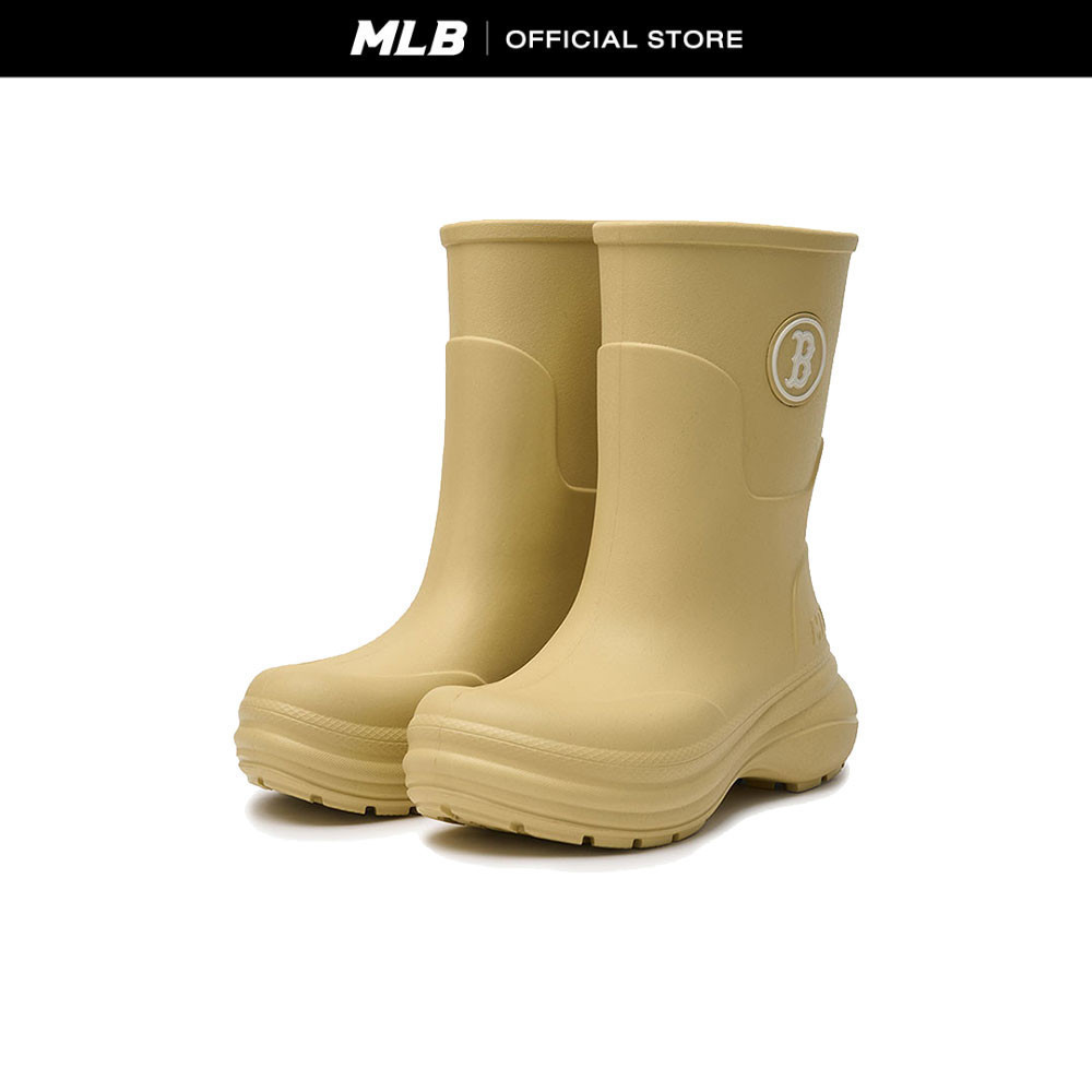 MLB รองเท้ากันน้ำ ยูนิเซ็กส์ Bouncer Rain Boots รุ่น 3ASQRNB43 43YLS สีเหลืองอ่อน
