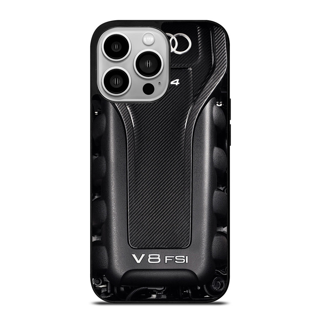 ใหม่ AUDI V8 FSI ENGINE แฟชั่นสไตล์ใหม่โทรศัพท์มือถือประณีตกรณีฝาครอบป้องกันสําหรับ iPhone 16 PRO MA