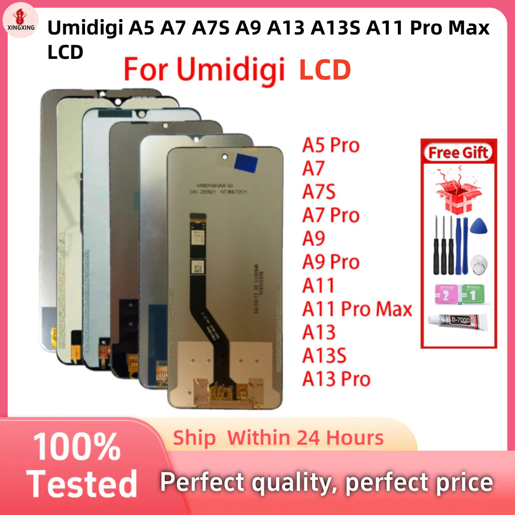 สําหรับ Umidigi A5 A7 A7S A9 A13 A13S A11 Pro Max จอแสดงผล LCD Touch Screen Digitizer Assembly Full 