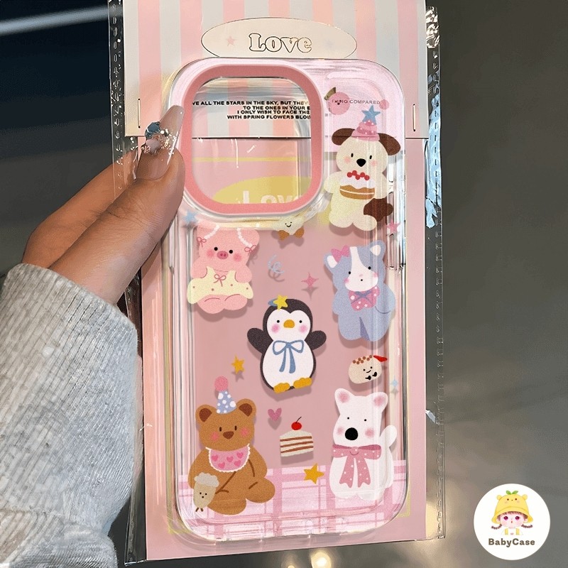 เคส Samsung A15 A06 A05 A05S A13 A14 A12 A03 A04 A23 A51 A50 A53 A33 A54 A34 A24 A32 A20 A04 A30 สัตว์เล็ก ๆ น่ารักหวาน