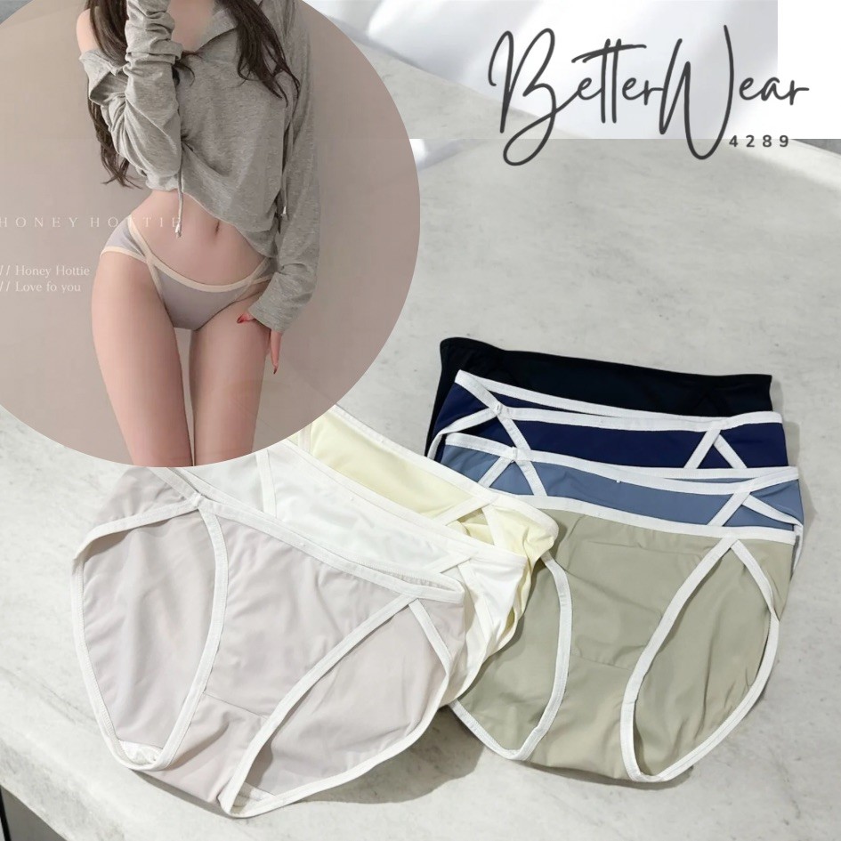 A307 กางเกงในผ้าลื่น นิ่มนุ่ม ใส่สบาย ผ้ายืด ใส่สบายไม่อึดอัด ฟรีไซส์ ZH