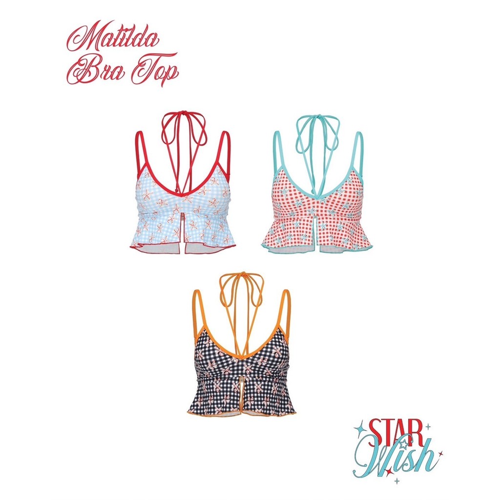 Wildblueyonder - MATILDA BRA TOP บราเสื้อสายเดี่ยวว่ายน้ำ