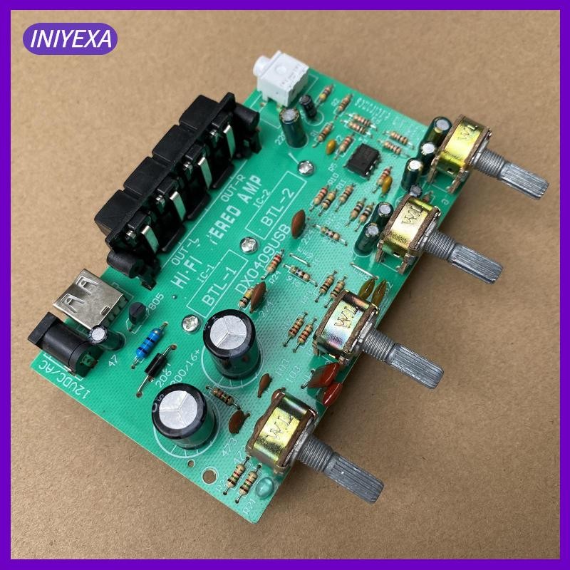 [Iniyexa] Dx0409 100W Channel Digital Power Audio Stereo Amplifier Board DC 12V