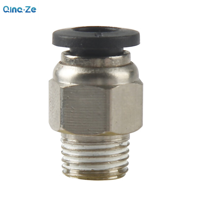 Air Pneumatic Joint 3D เครื่องพิมพ์ระยะไกล Feeding Inlet อุปกรณ์ท่อตรงผ่าน PC4-01 Quick-penetrating Trachea Joint PC4-M6