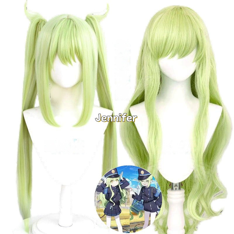 Anime Blue Archive Tachibana Hikari/Tachibana Nozomi Cosplay Wig 90cm Long Hair Wigs Simulated Scalp