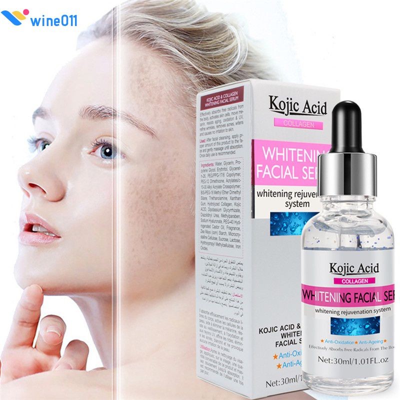 Brightening Serum Facial Mask Brightens Skin Whitening Solution Kojic Acid Serum For Brightening Ski